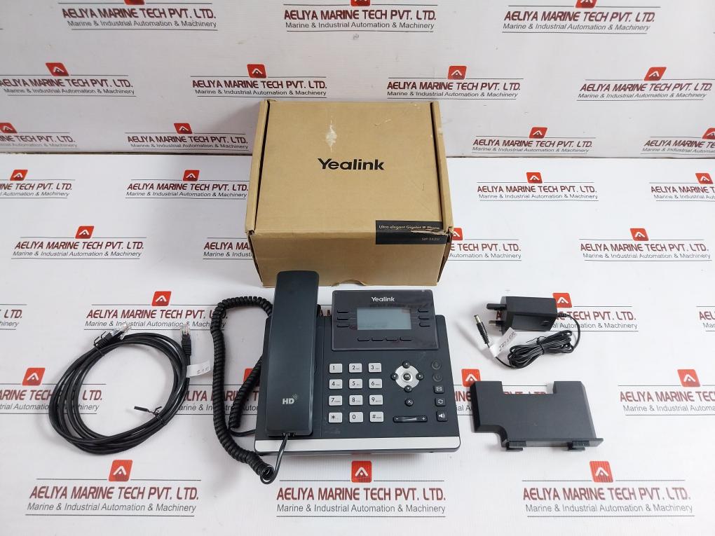 Ultra-elegant-Gigabit-Ip-Phone-Set-100-240V-50-60Hz-0-2A-2M-By-Yealink-Sip-t42U-208414-1