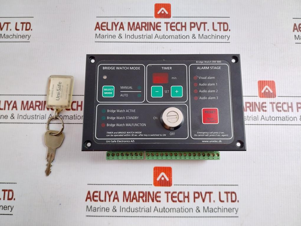Condition IN Used Bw-800 Bridge Navigational Watch Alarm System  1.A Uni-Safe