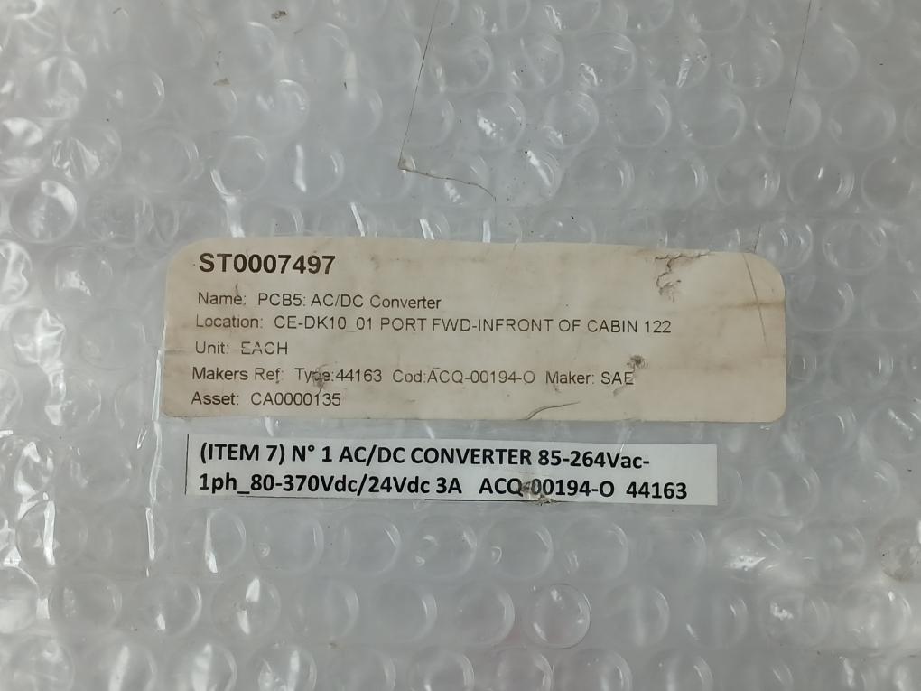 Condition IN NEW 44163 Sae Power Supply Unit - 670 Gm