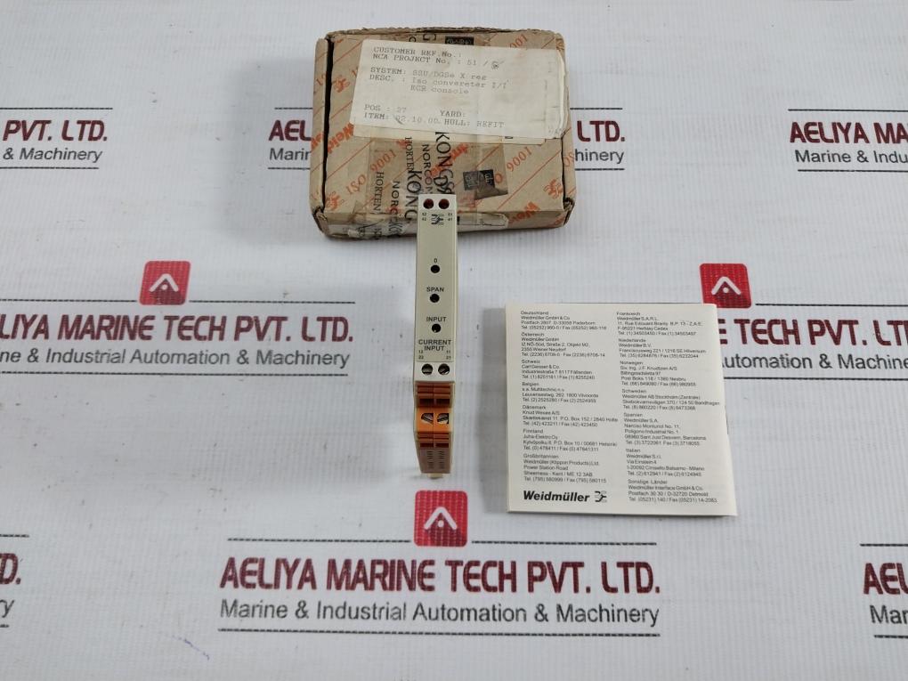 Upac-Analog-Isolator-9-To-30Vdc-W408-00A3-Weidmuller-208720-1