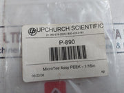 Upchurch Scientific High Pressure Microtee Assembly For 1/16 Inch Od Tubing