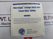 Upchurch Scientific High Pressure Microtee Assembly For 1/16 Inch Od Tubing