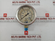 Used Condition 0 To 100 Kg/Cm2 Pressure Gauge 0 To 1500 Psi By Cai