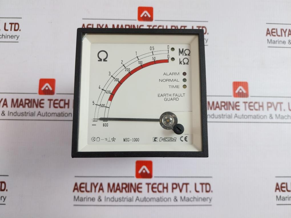 Used Condition 0 To 600 KΩ/0 To 5 ∞MΩ, Meg-1000 Insulation Resistance Meter By Circutor