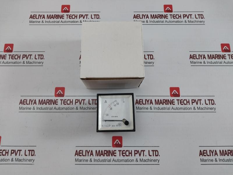 Used Condition  Naval Direct Ammeter 0-50/0-250 A By Saci