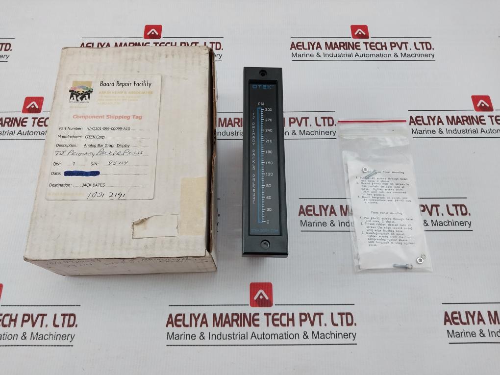 Used Condition Analog Bar Graph Display By Otex Hi-Q101-099-00099-A10