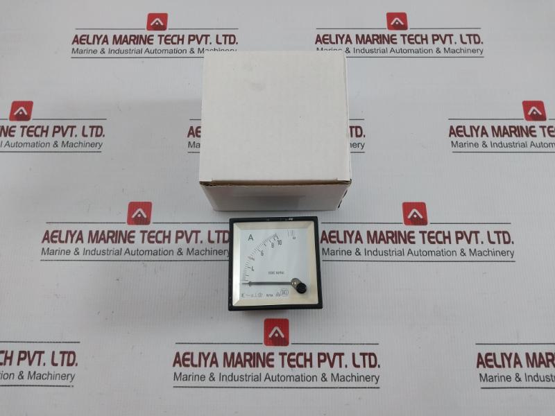Used Condition Analog Panel Ammeter By Saci 0-10/50 A