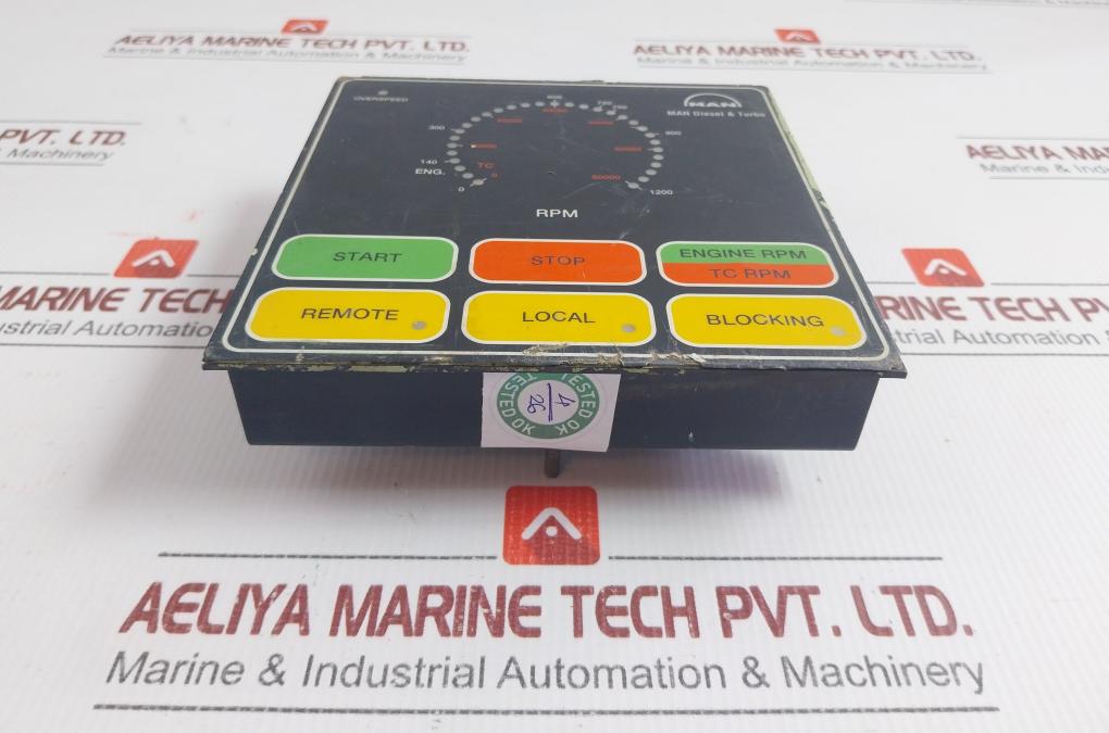 Used Condition Control Panel Man Engine Multi 94v-0 B&W 1639294-6