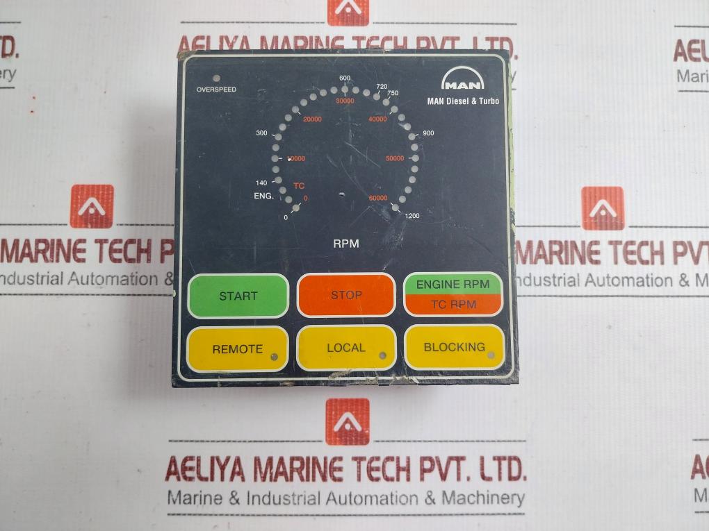 Used Condition Control Panel Man Engine Multi 94v-0 B&W 1639294-6