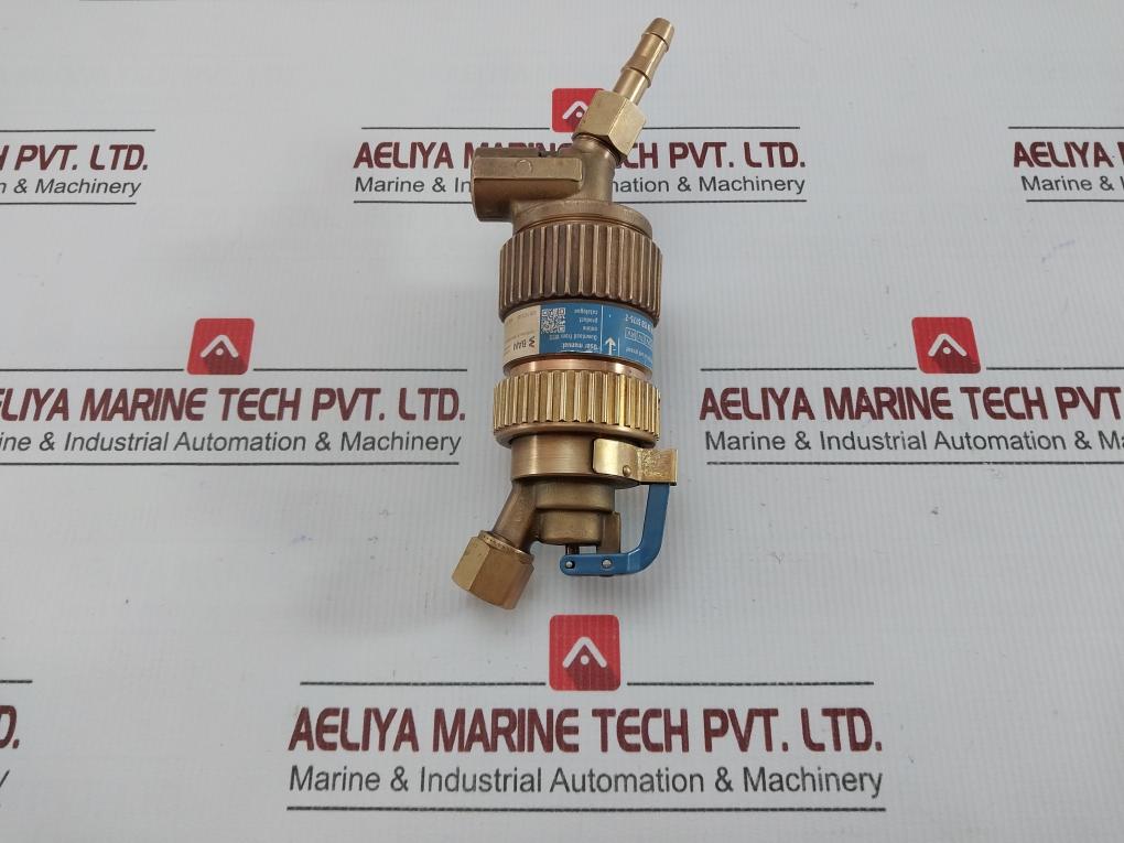 Used Condition Flashback Arrestor Oxygen 10 Bar By Unitor W-66 S