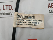 Used Condition Keyboard Saab Marine 3.93501.151/0000-000