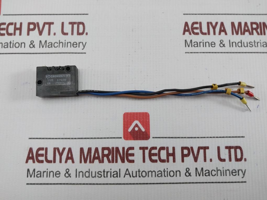 Used Condition Micro Switch Miniature 250v Brand Crouzet 831690