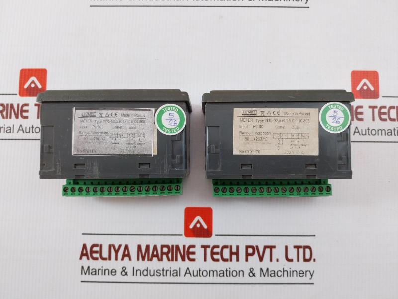 Used Condition N15-02.5.R.1.0.0.0.00.808 By Lumel Digital Panel Meter 230 V 50/60 Hz