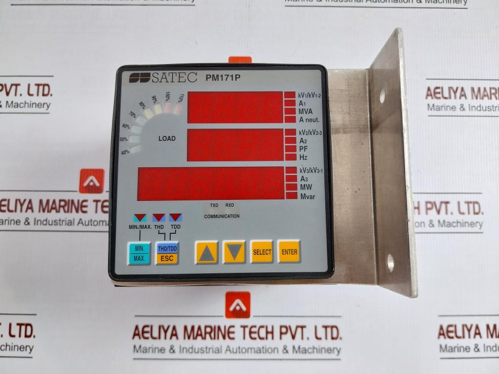 Used Condition Power Meter Multifunctional By Satec Pm171p