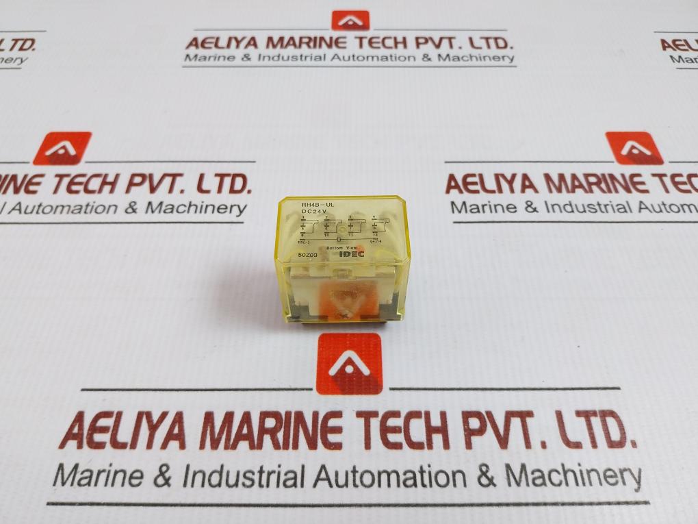 Used Condition Power Relay Plug 24v Dc Brand Idec Rh4b-Ul