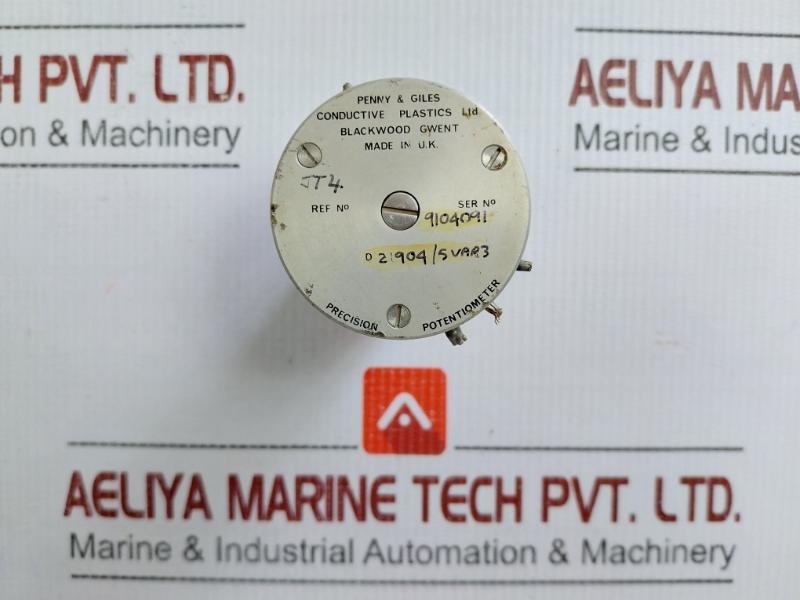Used Condition  Precision Potentiometer By Penny & Giles D21904/5var3