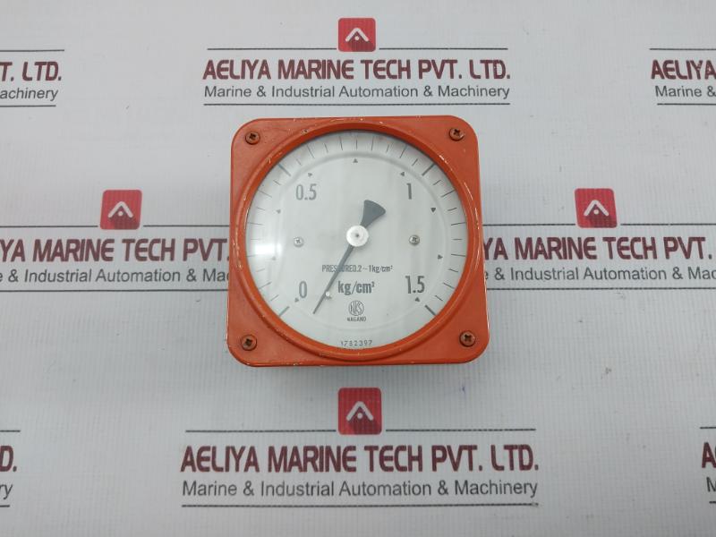 Used Condition Pressure Gauge 0-1.5 Kg/Cm2 Brand Nks