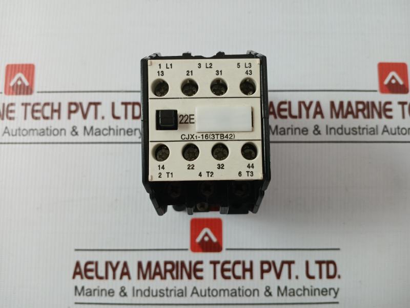 Used Condition Three-Pole Magnetic Ac Contactor 30a Shanghai Cjx1-16/22