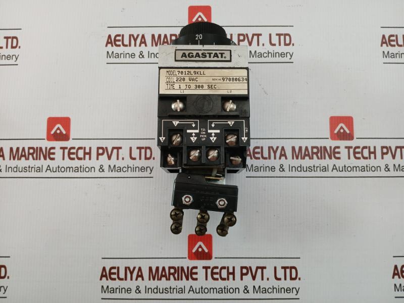 Used Condition  Time Delay Relay 220v Ac 7012l9kll By Agastat