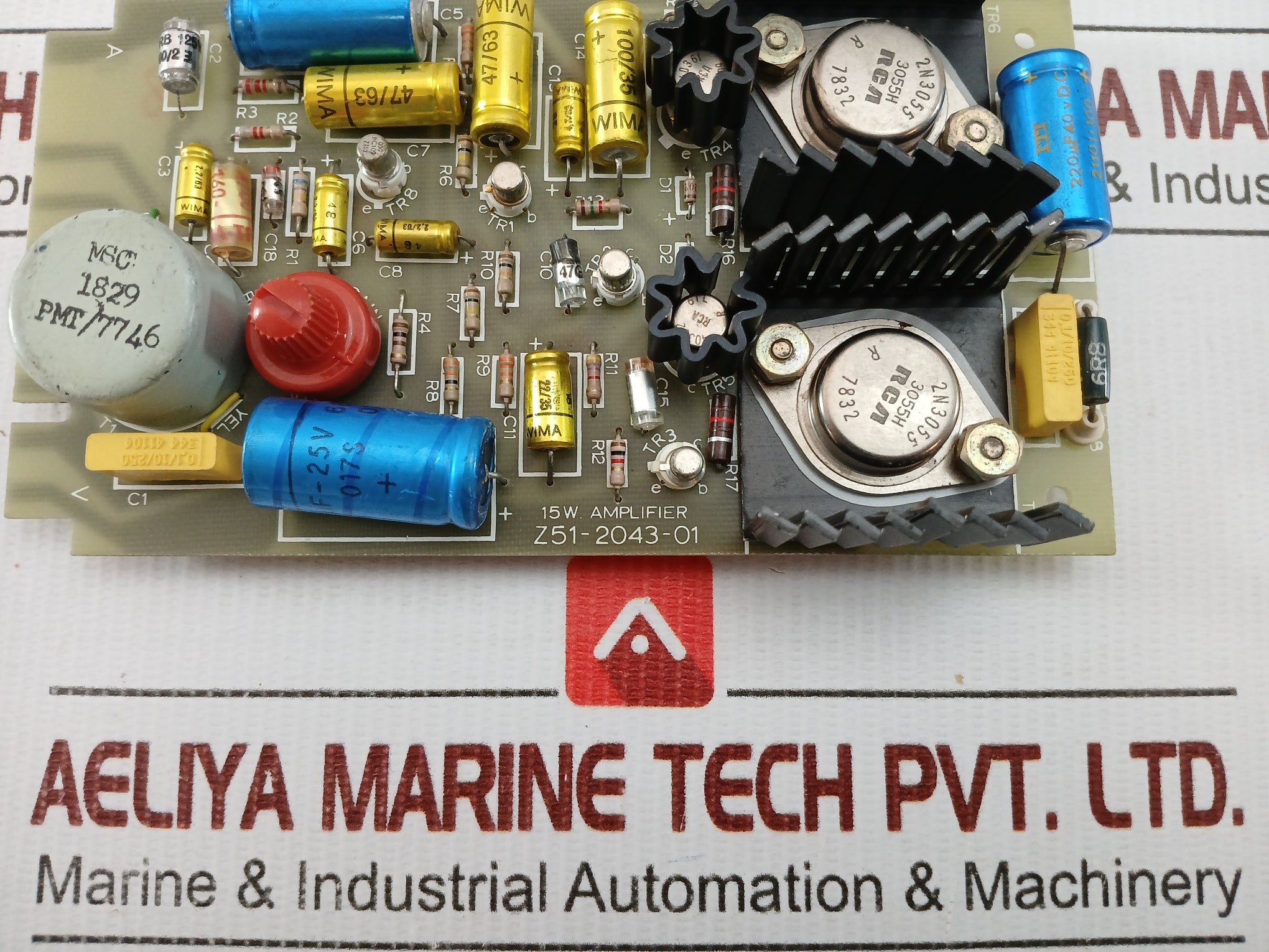 Used Condition Z51-2043-01 Power Amplifier Circuit Board 15w In 210 Gm