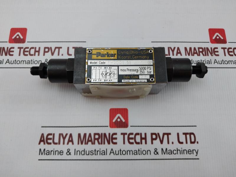 Used Fm2ddsv55 Hydraulic Valve By Parker 350 Bar