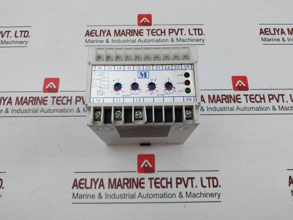 Used M200-F1w By Multitek Frequency Relay 440v Ac 60hz