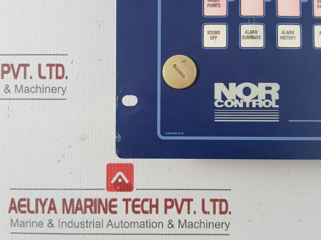 Used Operator Control Panel 8100192 By Norcontrol