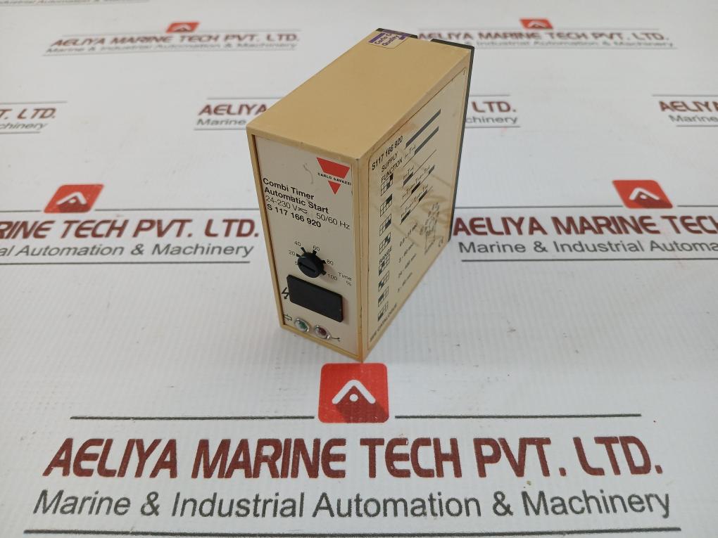 Used S 117 166 920 Universal Timer 24-230V Ac/Dc-50/60 Hz Brand in Carlo Gavazzi Ip 20