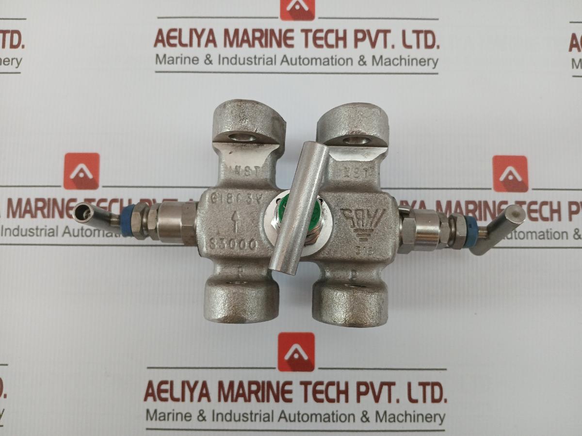Used S3000 3-Way Manifold Valve Sami - 2.440 Kg