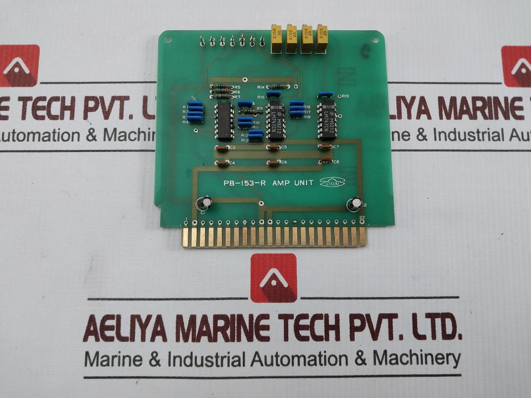 Utsuki Pb-153-r Amp Unit Printed Circuit Board Card
