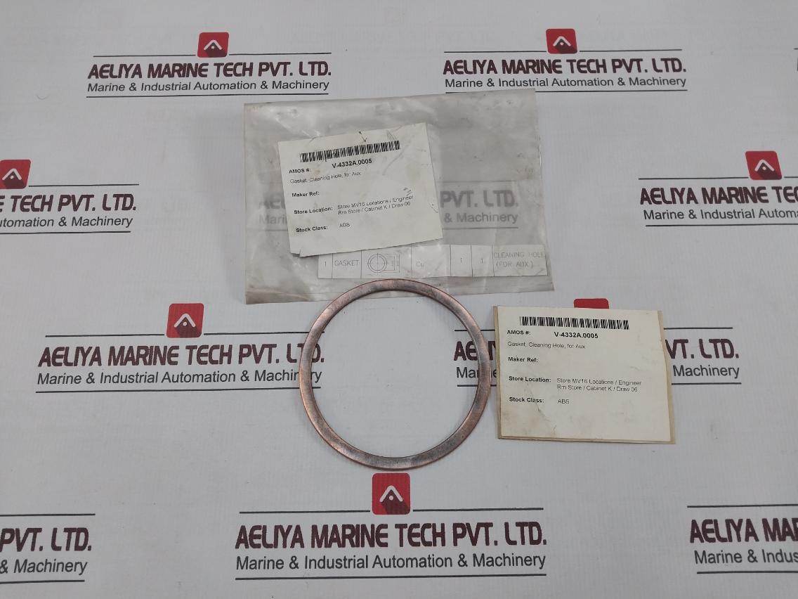 V-4332A.0005 Gasket, Cleaning Hole, For Aux