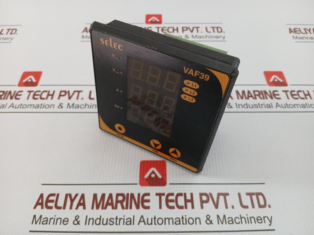 Vaf39 Led Vaf Meter 90 To 270vac Selec