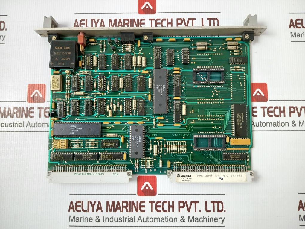 Valmet 547070-2B Cpu Printed Circuit Board Module M8510041 M2