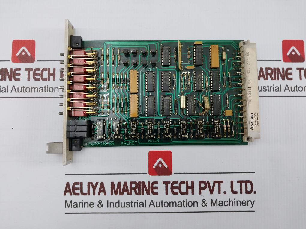 Valmet Automation Bou 8A Binary Output Unit 542810-6A, 542810-6B