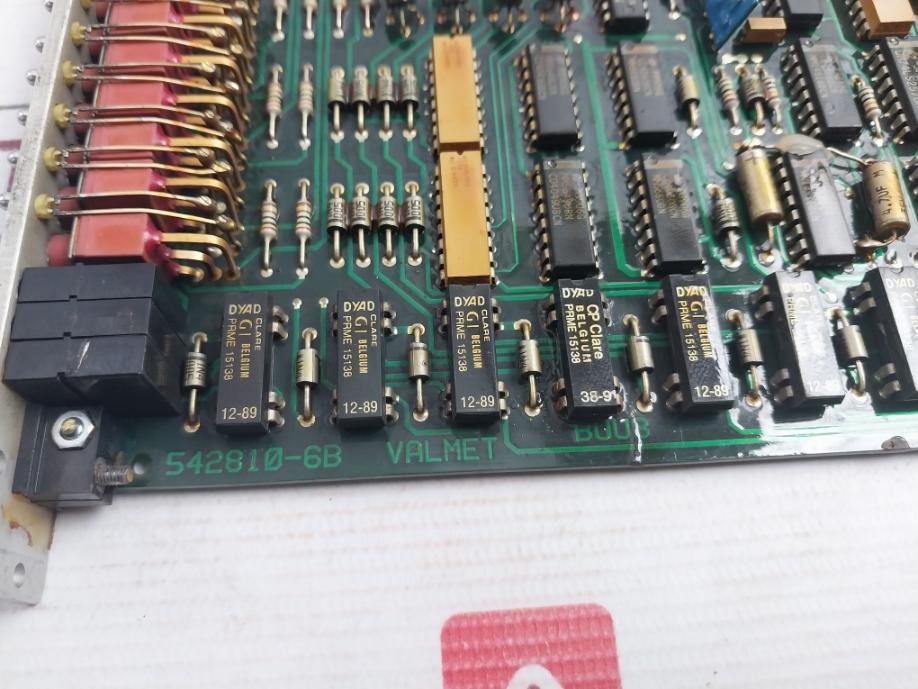 Valmet Automation Bou 8A Binary Output Unit Pcb 542810-6A M8512311 M1