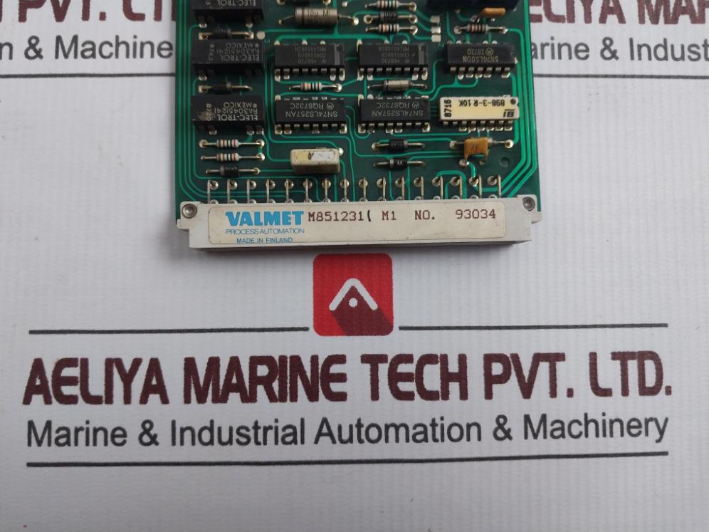 Valmet Process Automation M851231 M1 Binary Output Unit Pcb Bou 8A 542 ...
