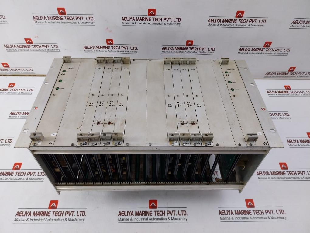 Valmet Pud 10 B Process Automation Rack W/Cpu Scu Module M8513621 02 M8510061 09
