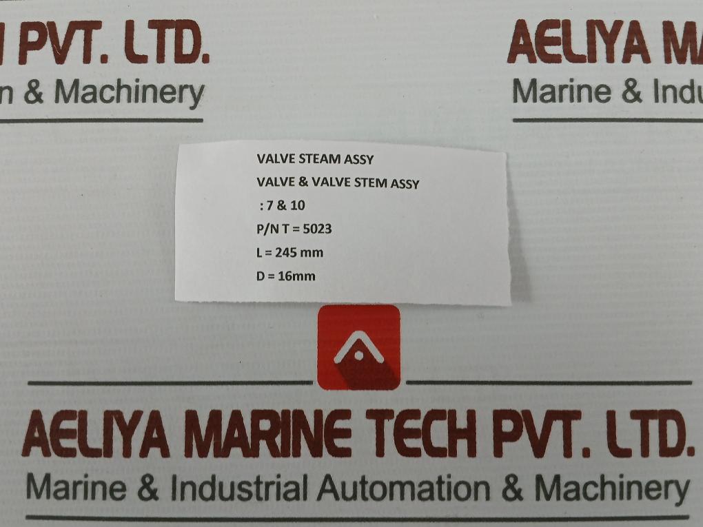 Valve & Valve Steam Assy In New Condition T5023