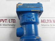 Vatec 15006 Inline Valve Body-blue Cast Metal, Flanged Ends, Heavy Duty