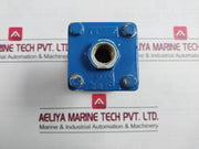 Vatec 15006 Inline Valve Body-blue Cast Metal, Flanged Ends, Heavy Duty