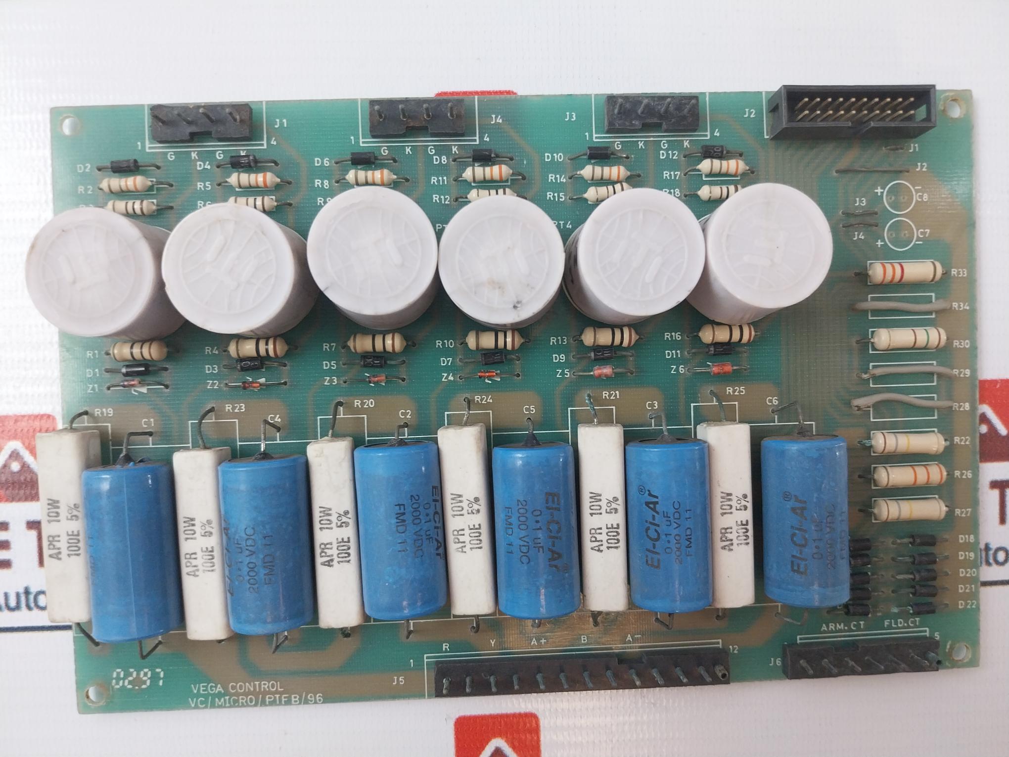 Vega Control Vc/Micro/Ptfb/96 Printed Circuit Board