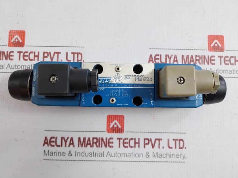 Vickers Part No.Dg4v 3 2n H M U1 D6 60 En38 Hydraulic Directional Control Valve