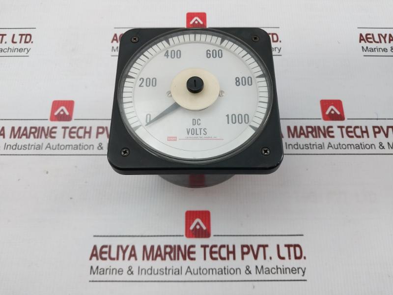 Voltmeter 0-1000 Volts Dc Oilfield Electric Marine Dc In Used