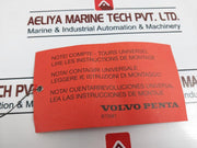 Volvo Penta 873686 Tachometer Hour Meter Kit 12-24V