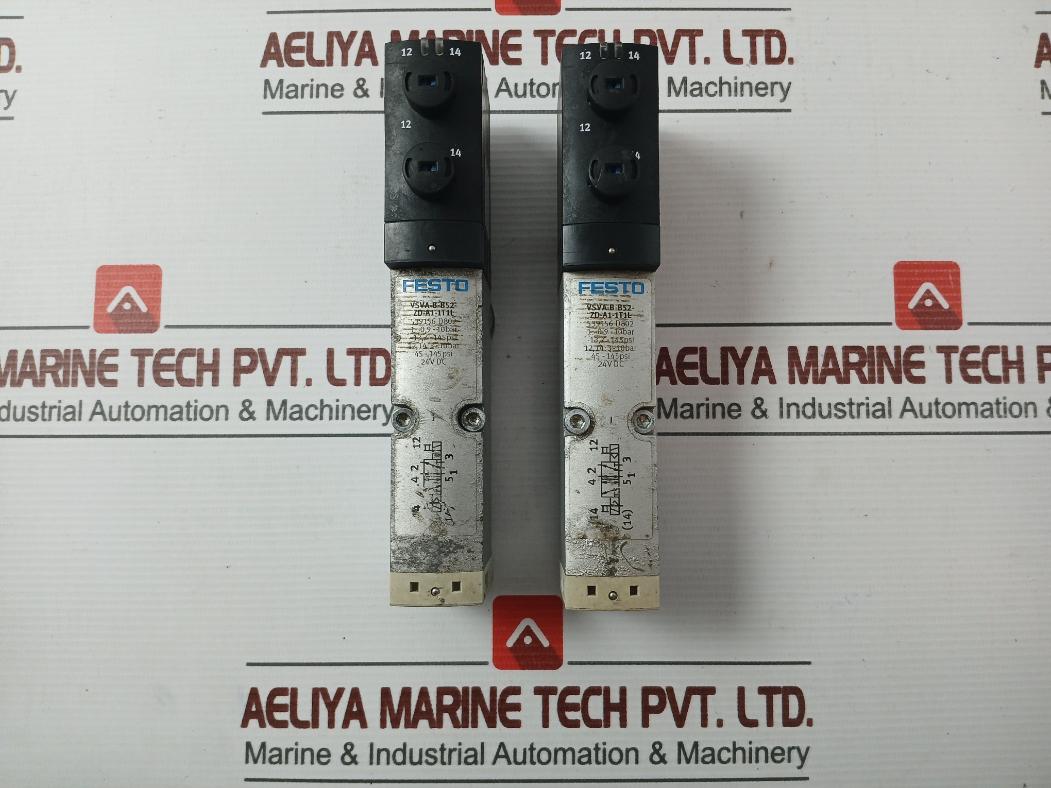 Vsva-B-B52-Zd-A1-1t1l 24vdc Ip65 Festo Pneumatic Solenoid Valve