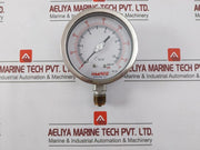 Waaree 2910-p6-10 Vacuum Pressure Gauge 0-150 Psi
