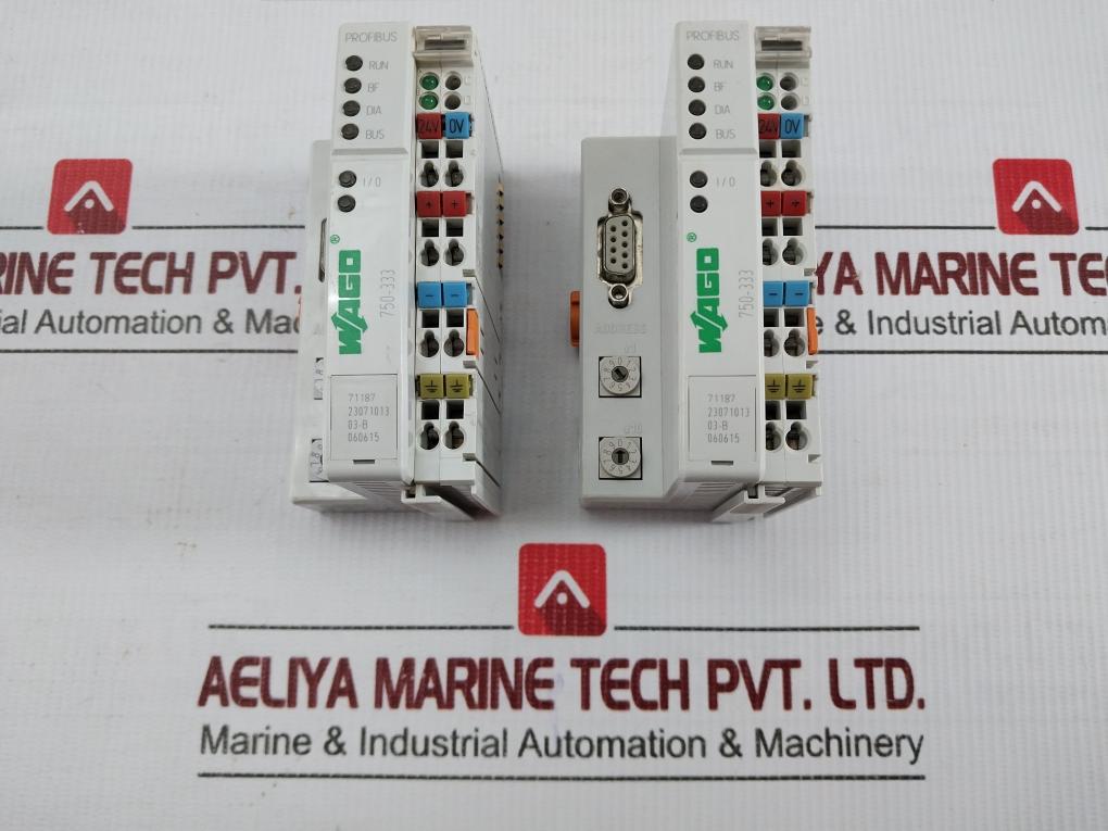 Used Condition Profibus Dp Fieldbus Coupler 24v Dc 750-333 Brand Wago