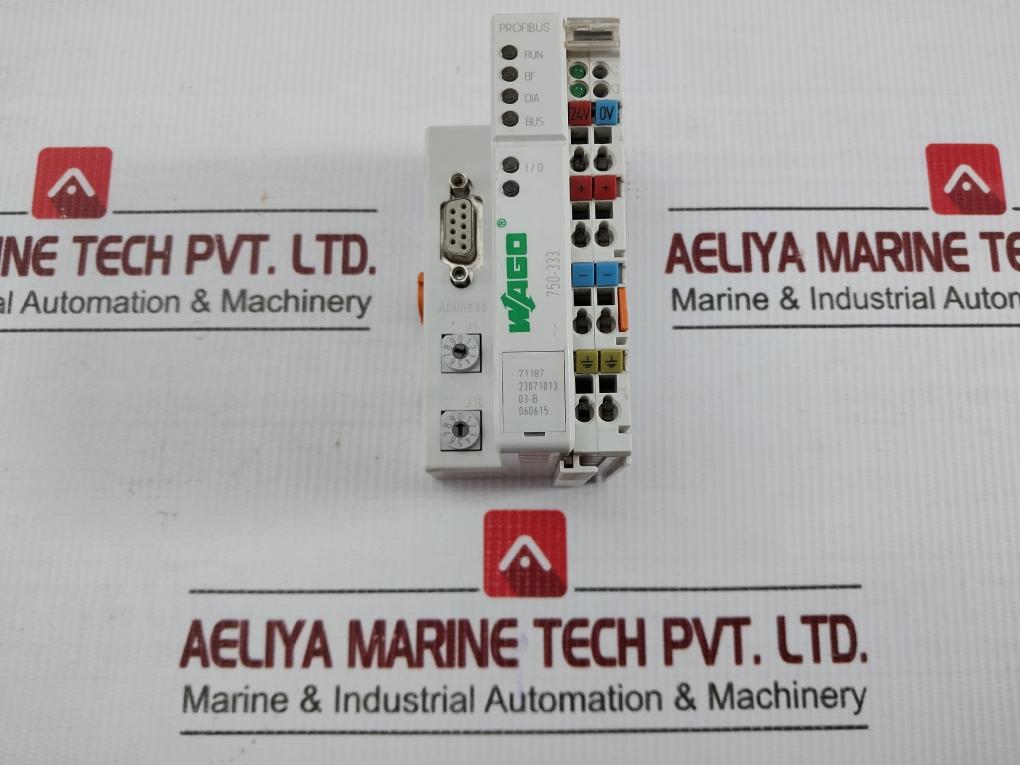 Used Condition Profibus Dp Fieldbus Coupler 24v Dc 750-333 Brand Wago