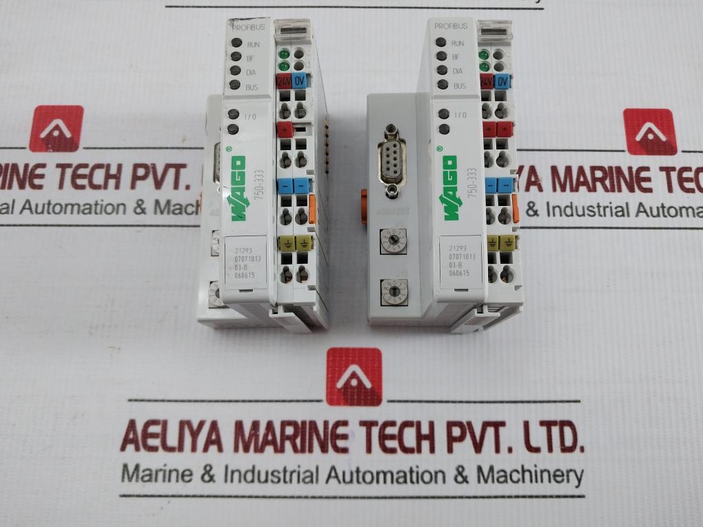 Wago Profibus Dp Fieldbus Coupler 24v Dc 750-333