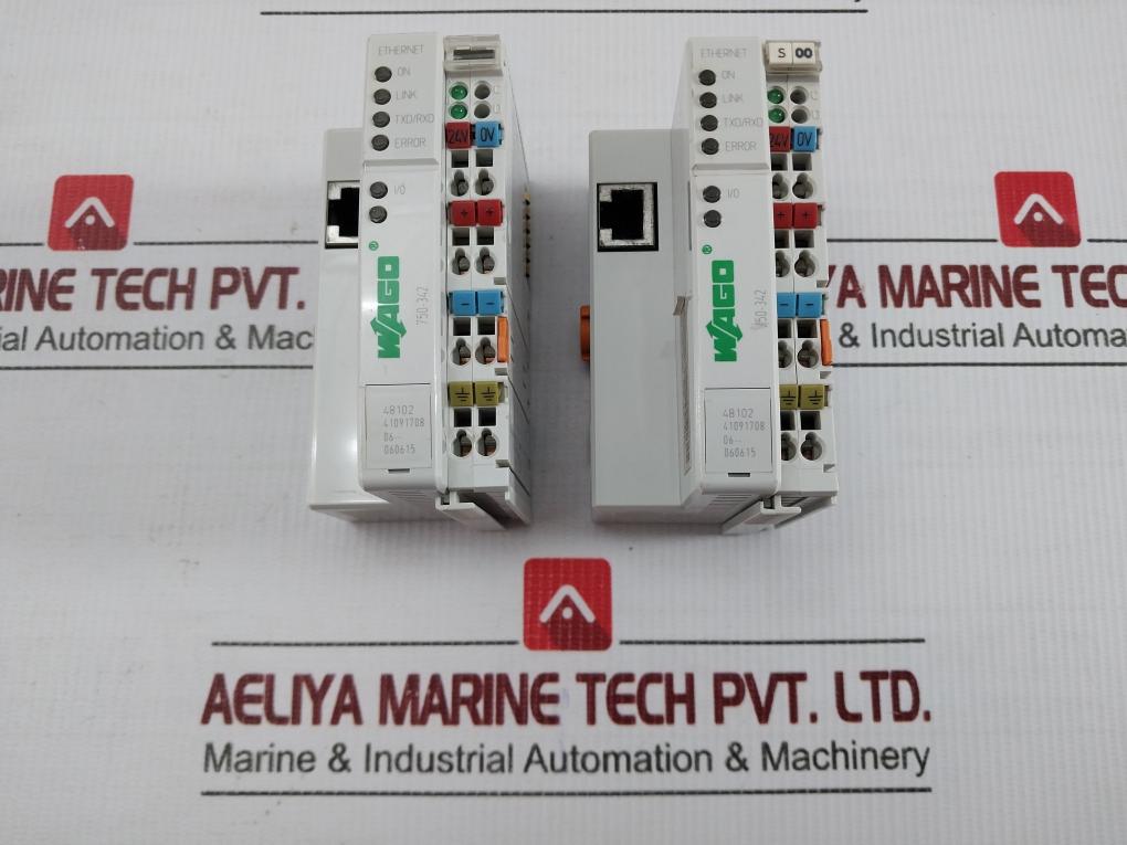 Ethernet Fieldbus Coupler 750-342 Wago 24v Dc